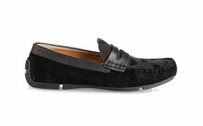 8814 Emporio Armani Loafers / Black Loafers Wedge Heel