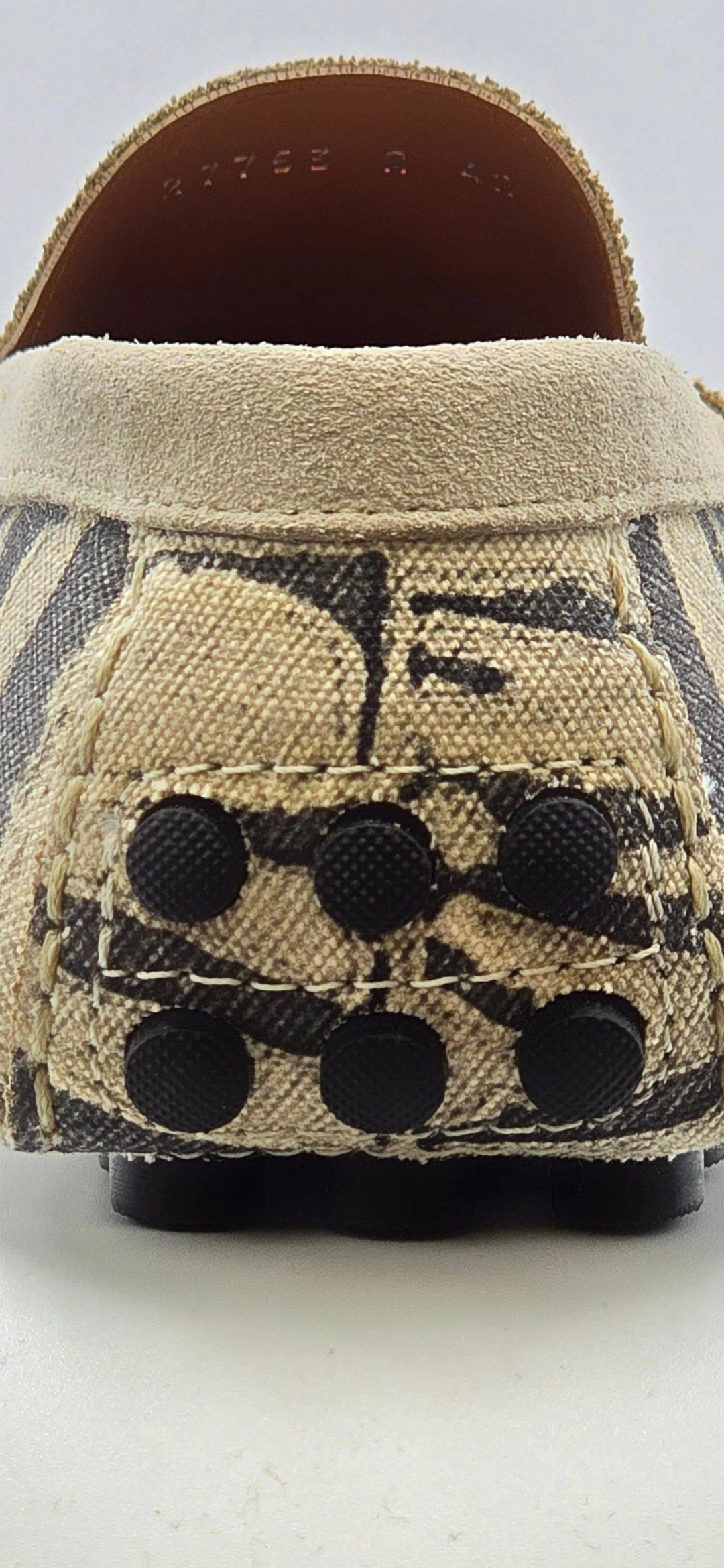 9104 Roberto Cavalli Moccasins / Animal Print Factory Loafers