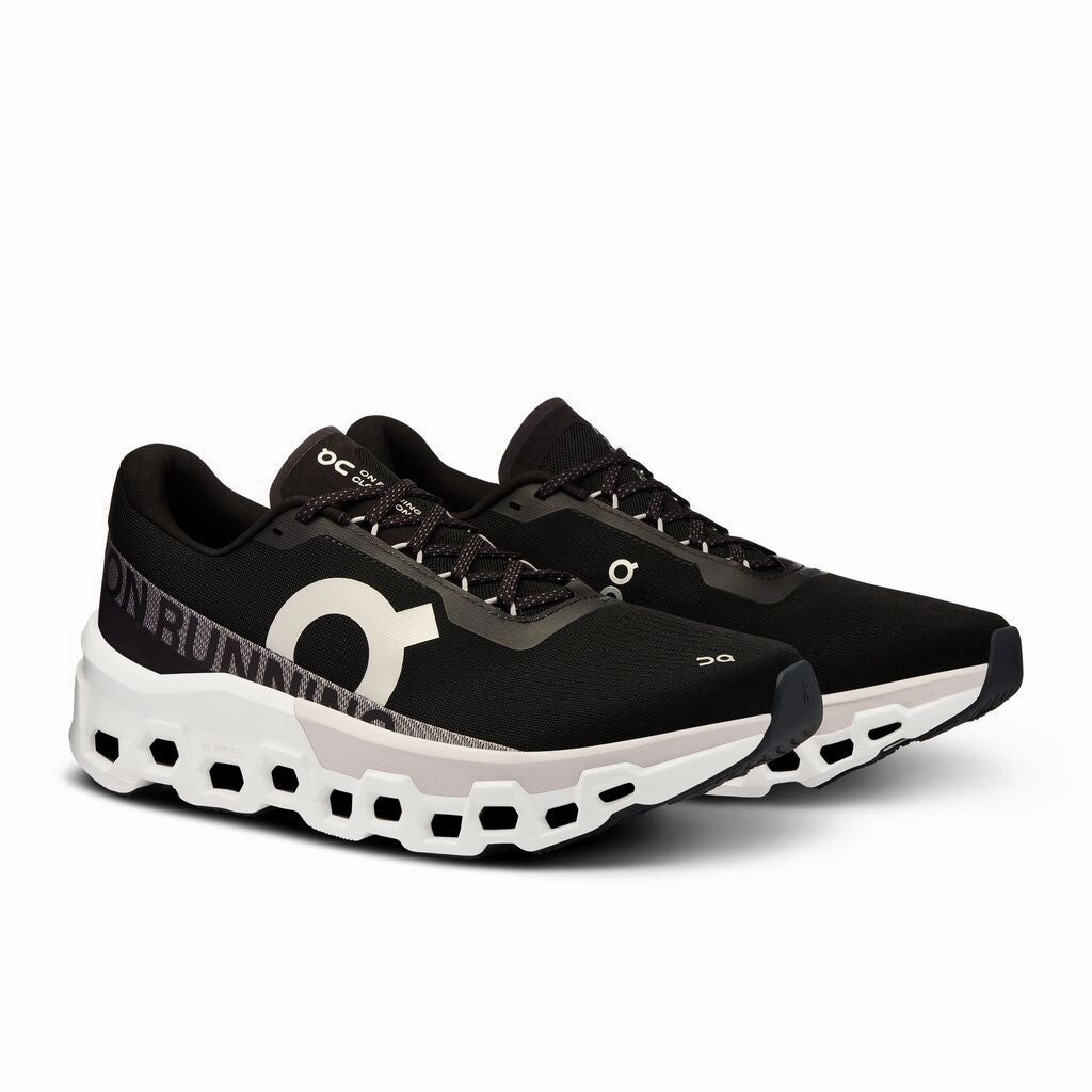 Running Shoes For Flat Feet 'On Running' Men's Cloudmonster 2 - Black / Frost