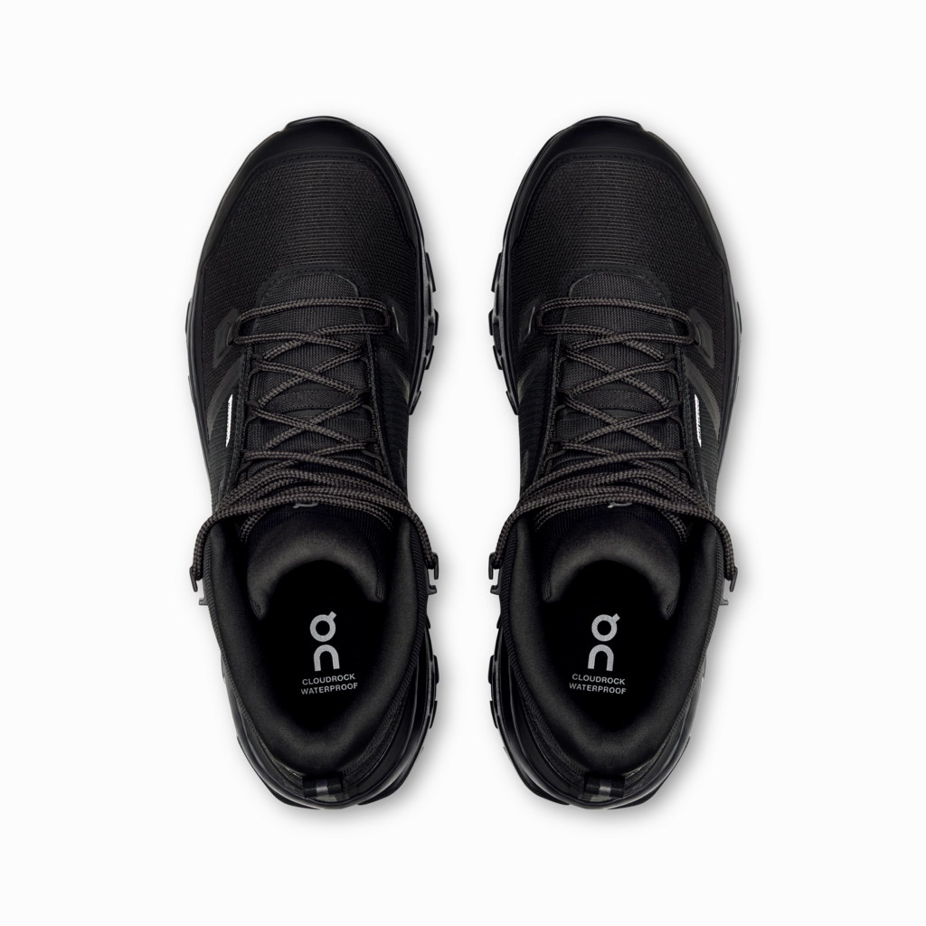 Fresh Foam Roav Running Shoe 'On Running' Men's Cloudrock Mid WP -  Black / Black