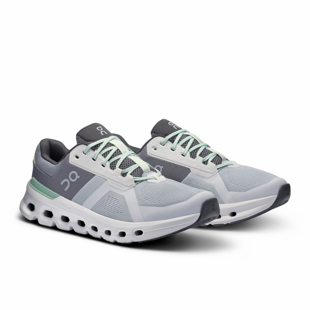 Free Running Shoes 2017 'On Running' Men's Cloudrunner 2 - Glacier / Sage