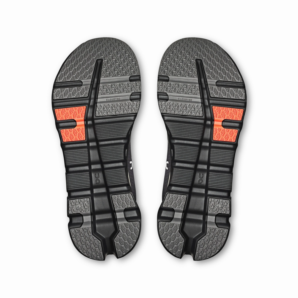 Running Shoes V2k 'On Running' Men's Cloudrunner 2 - Rock / Tangerine