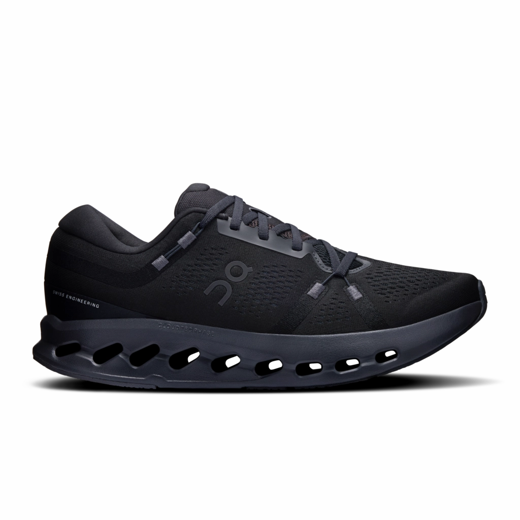 Run Running Shoes 'On Running' Men's Cloudsurfer 2 - Black / Black