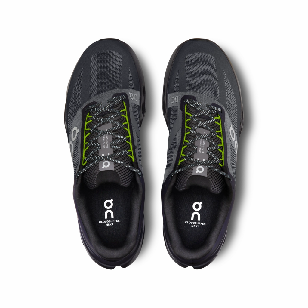 'On Running' Men's Cloudsurfer Next - Black / Iron Support Running Shoes