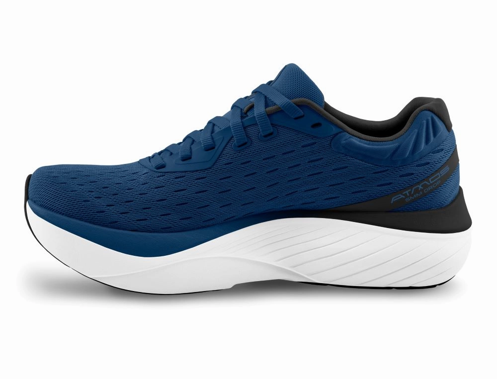 'Topo Athletic' Men's Atmos - Navy / White (Wide) Top Stability Running Shoes