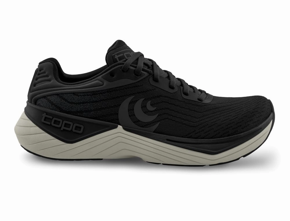 'Topo Athletic' Men's Ultrafly 5 - Black / Charcoal (Wide) Best Running Shoes For Big