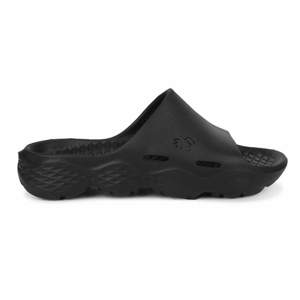 A-HA Black Casual Slipper For Men SOFTWALK By Liberty Secret Treasure Slippers