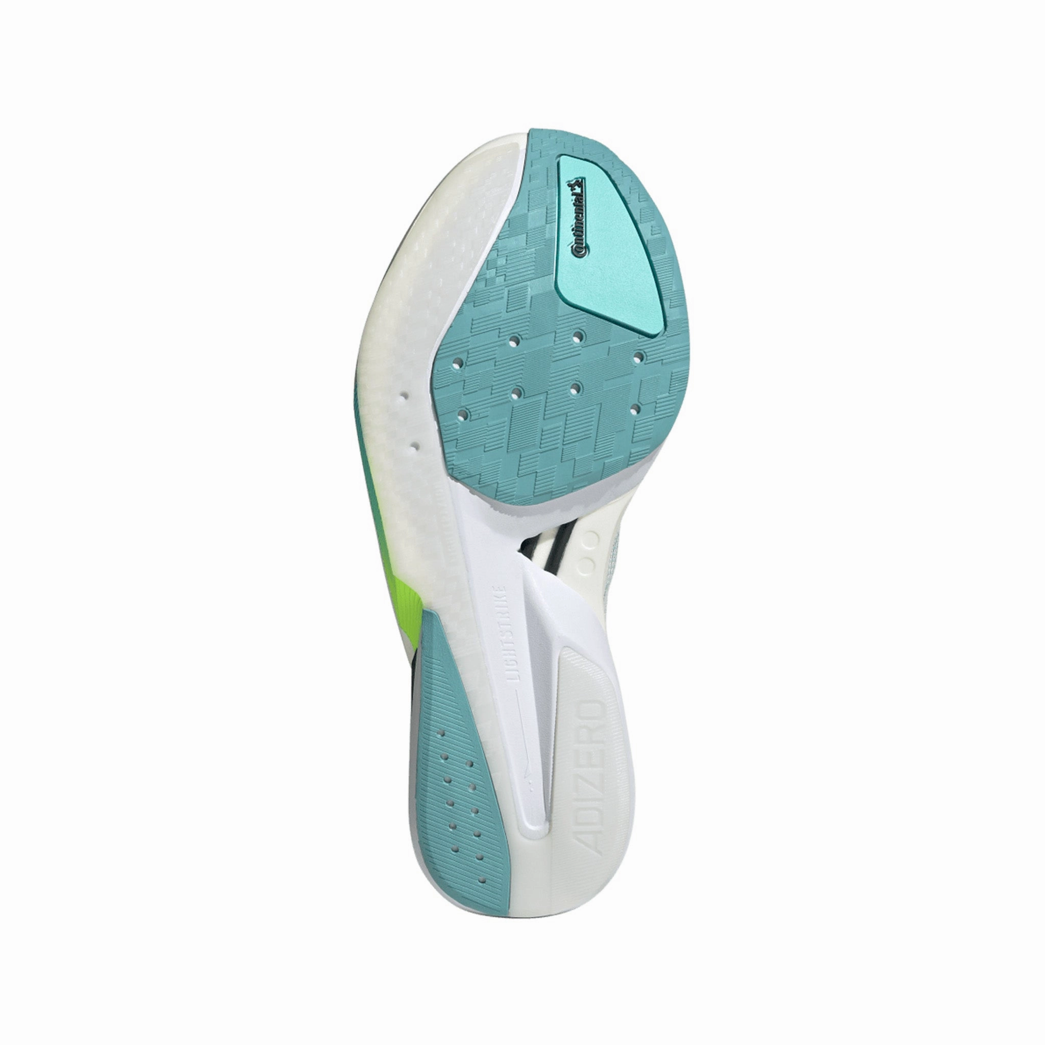 Adidas Reconstructed Shoes adidas | Women's Adizero Boston 13 Running Shoes - Semi Flash Aqua/Zero Met./Lucid Lemon