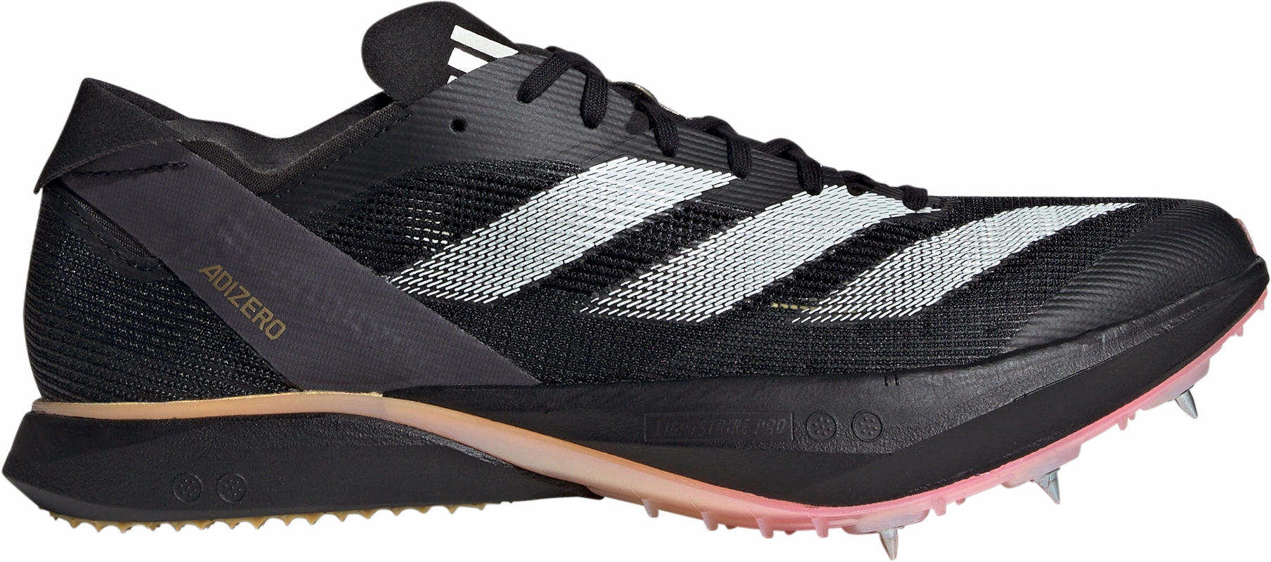 Adidas 3 Stripes Shoes adidas Adizero Avanti Running Spikes - Black
