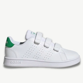 Indoor Shoes Soccer Adidas adidas Advantage Court Lifestyle Hook-and-Loop Kids Sneakers