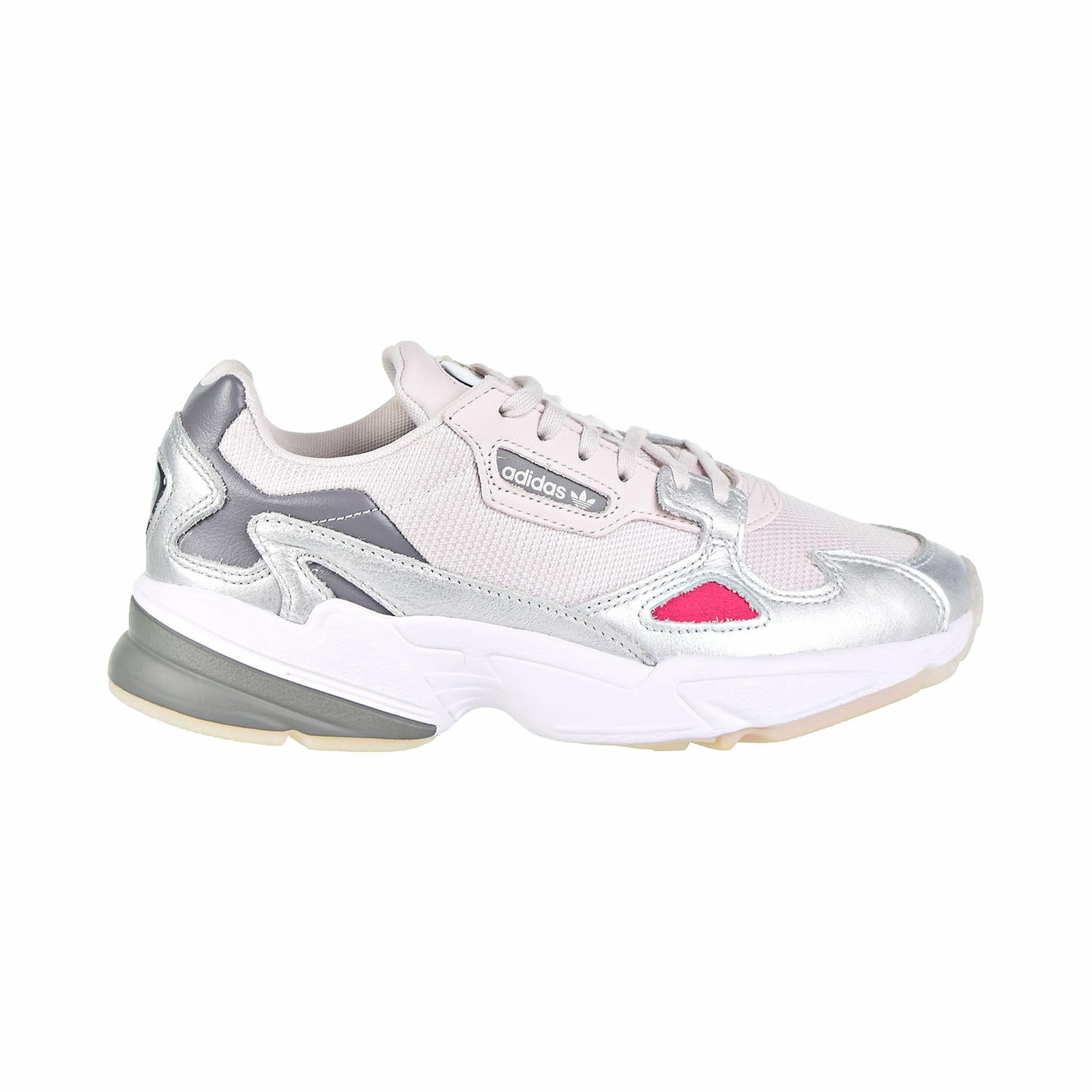 Adidas Originals Falcon Women's Shoes Orchid Tint/Orchid Tint/Silver Metallic Mid Trail Running Shoes