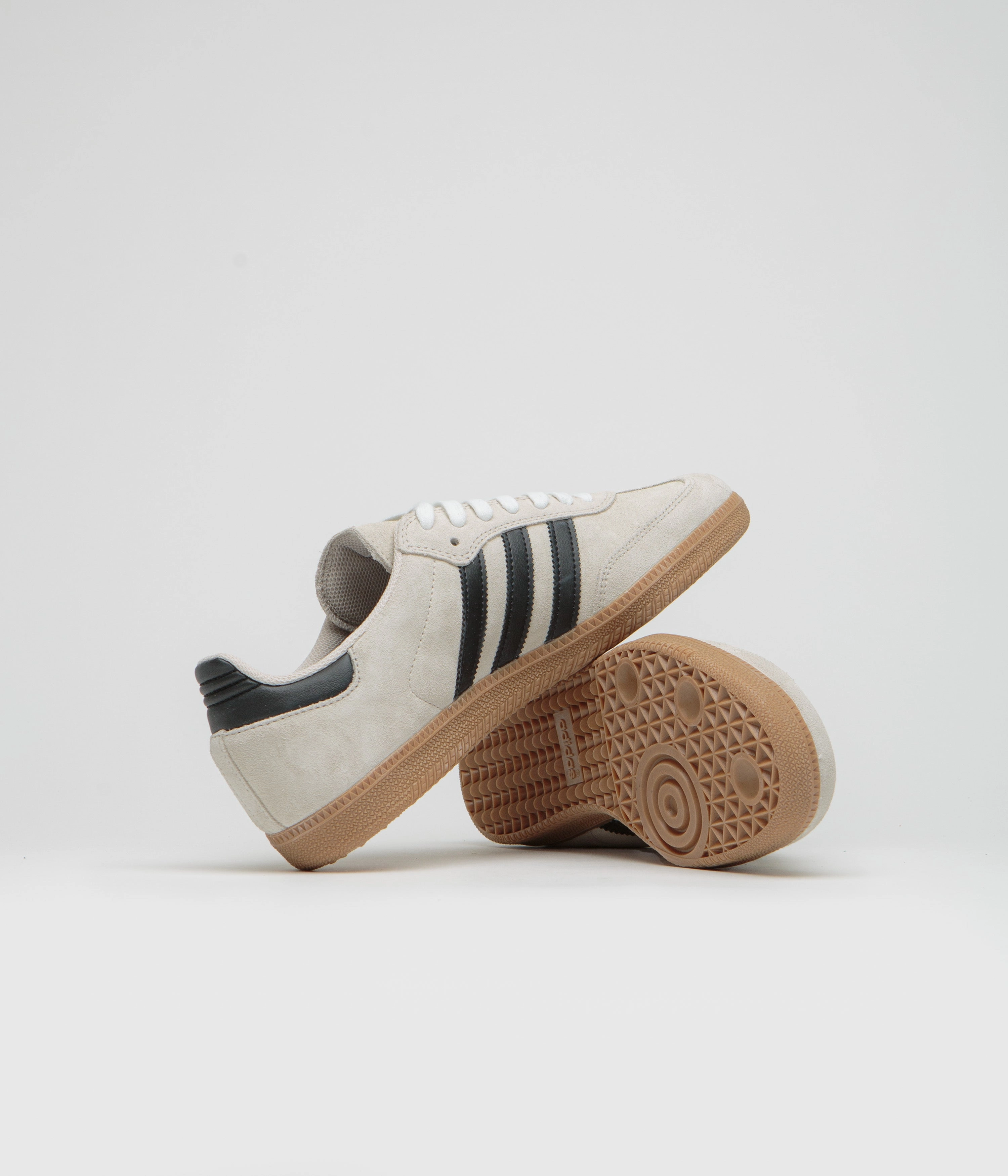 Adidas Samba ADV Shoes - Alumina / Core Black / Gum4 Adidas Marathon Shoes