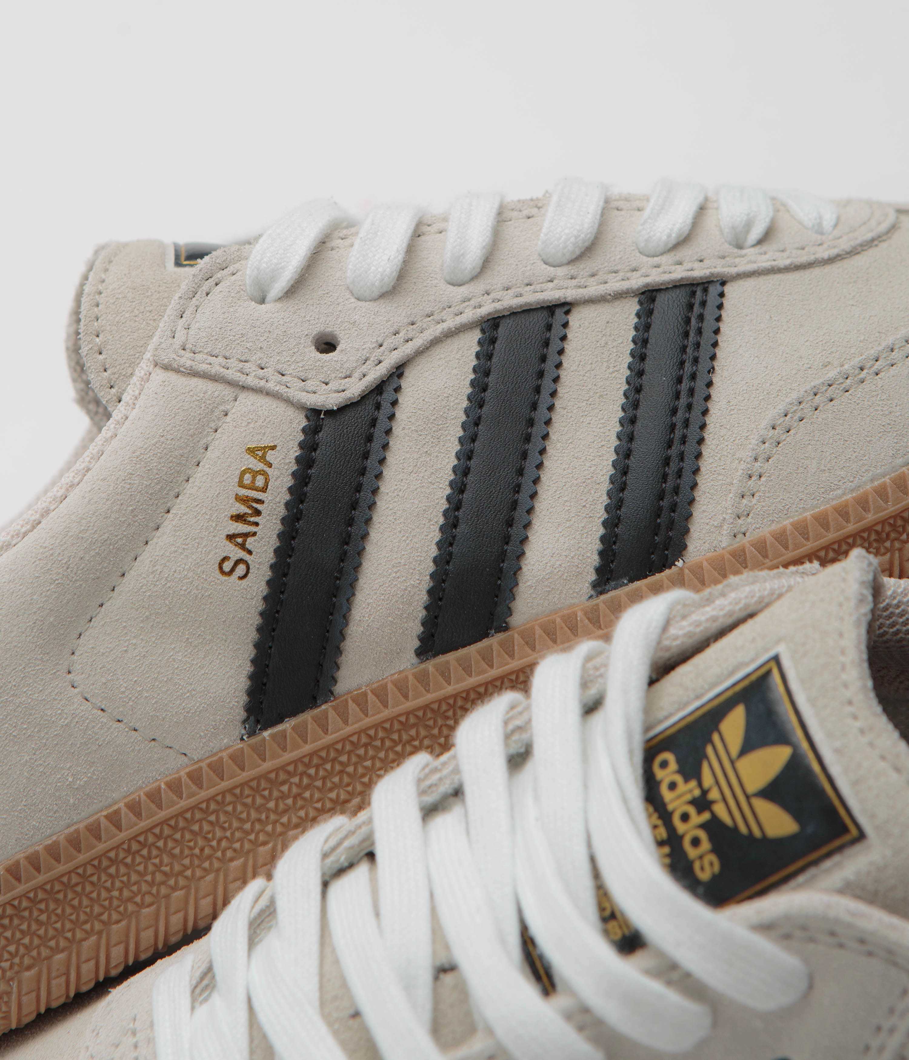 Most Comfortable Adidas Shoe Adidas Samba ADV Shoes - Alumina / Core Black / Gum4