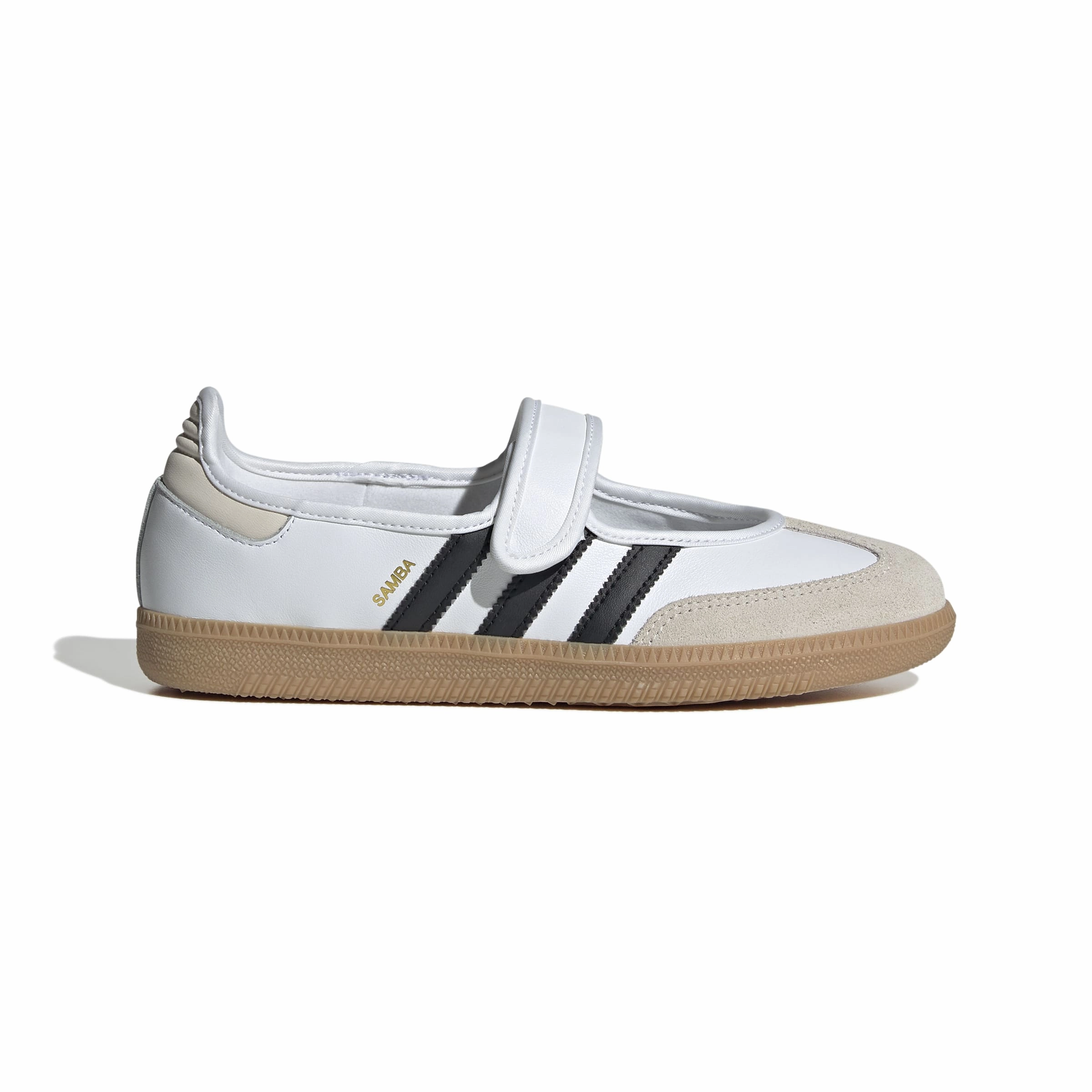 ADIDAS SAMBA JANE W FTWWHT/ALUMIN/CBLACK JR1402 Adidas Classic Samba Shoes