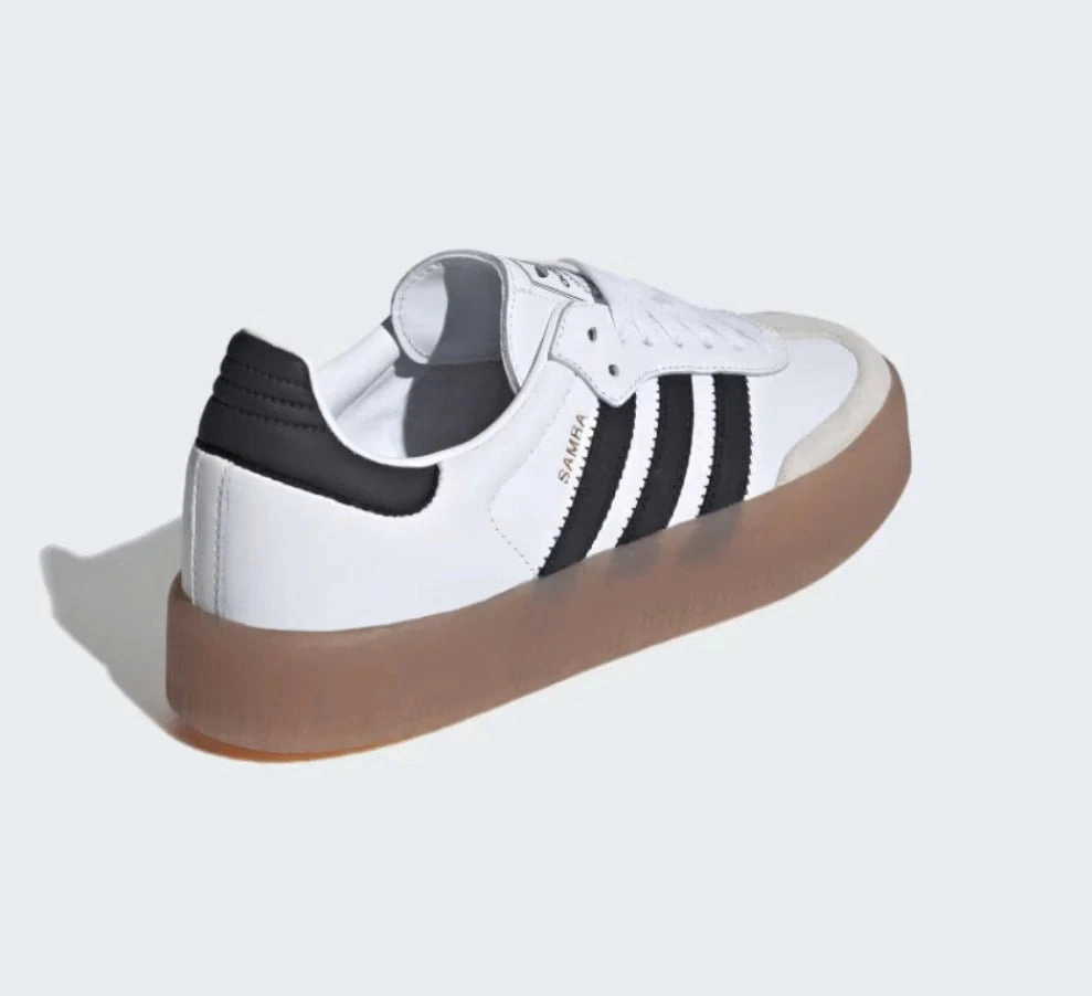 Adidas Sambae Cloud White Silver Metallic Gold Branco Adidas Gravel Shoes