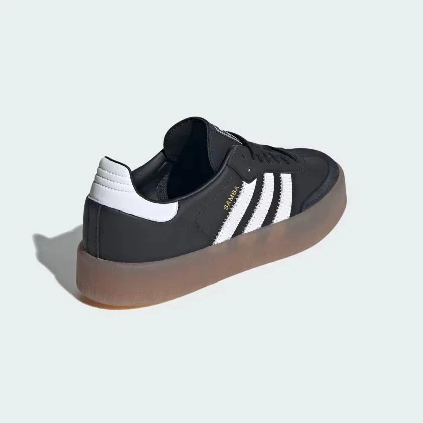 Adidas Sambae Core Black Metallic Gold Preto First Adidas Shoes
