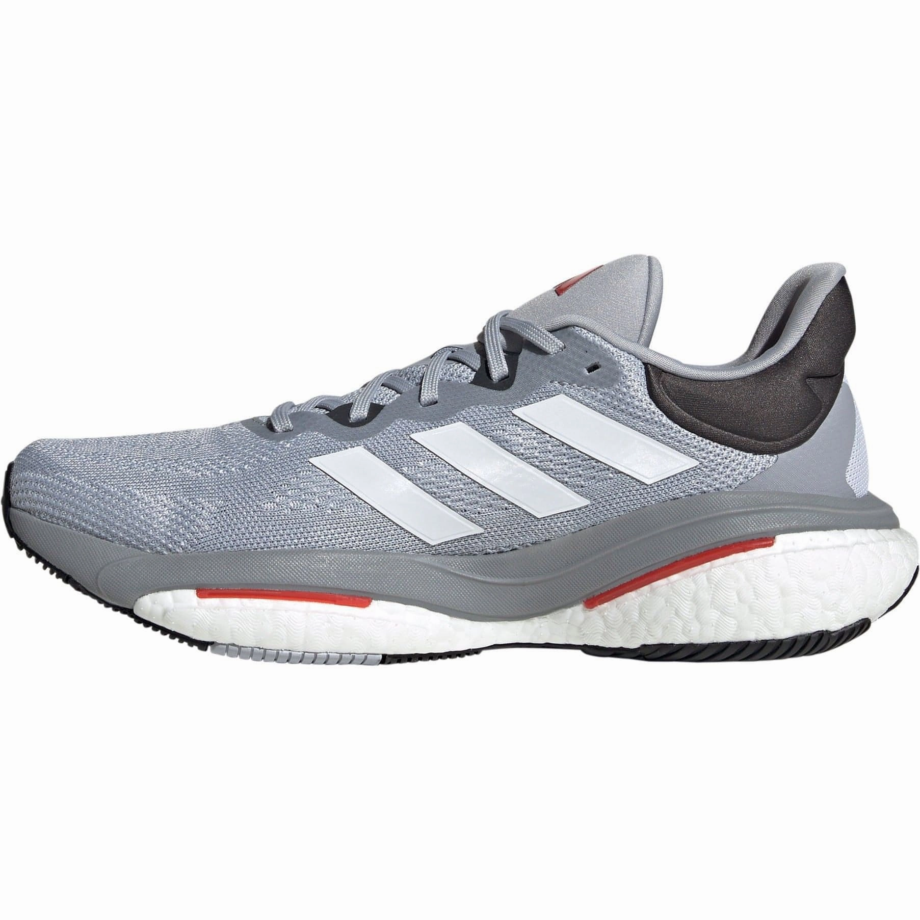 Woven Adidas Shoes adidas SolarGlide 6 Mens Running Shoes - Grey