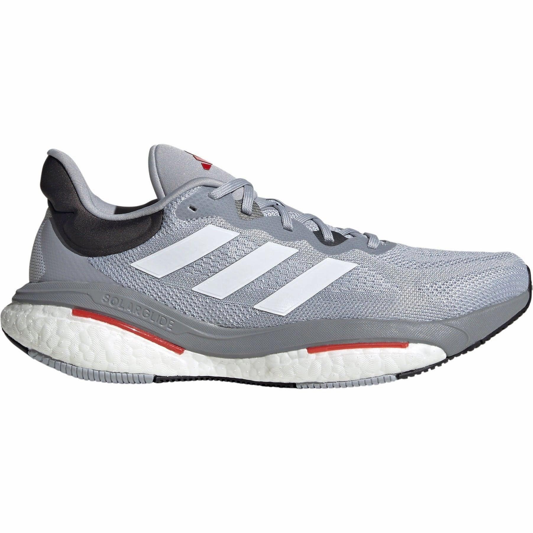 Adidas Shoes Thick Sole adidas SolarGlide 6 Mens Running Shoes - Grey