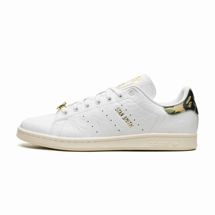 Adidas Bulky Shoes Adidas Stan Smith Bape 30th Anniversary White Cloud White