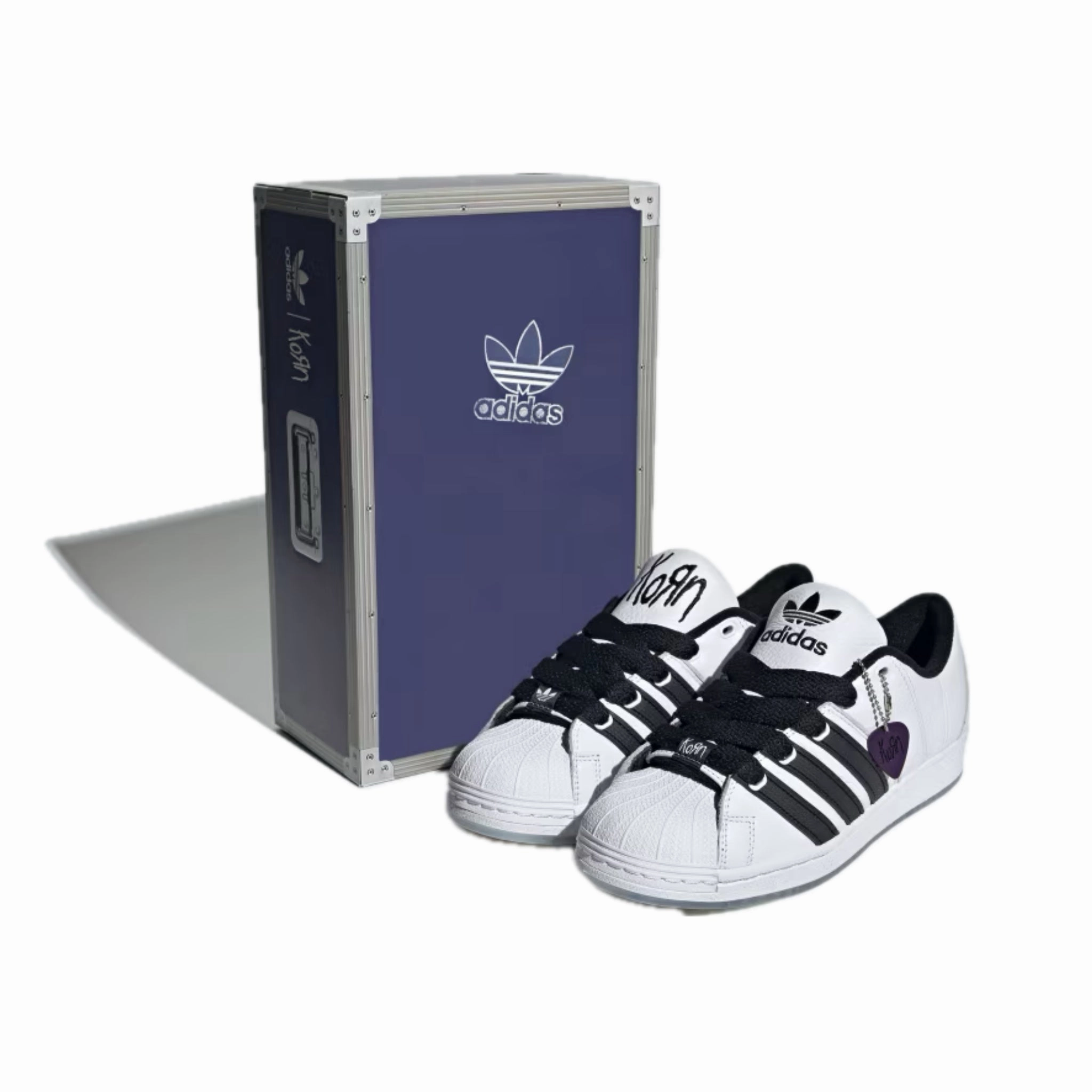 Adidas Adizero Running Shoes Adidas Supermodified Korn Cloud White Core Black Rich Purple