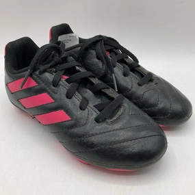 Size 12: Adidas Black/Pink Lace-Up Soccer Cleats Adidas Vienna Shoes