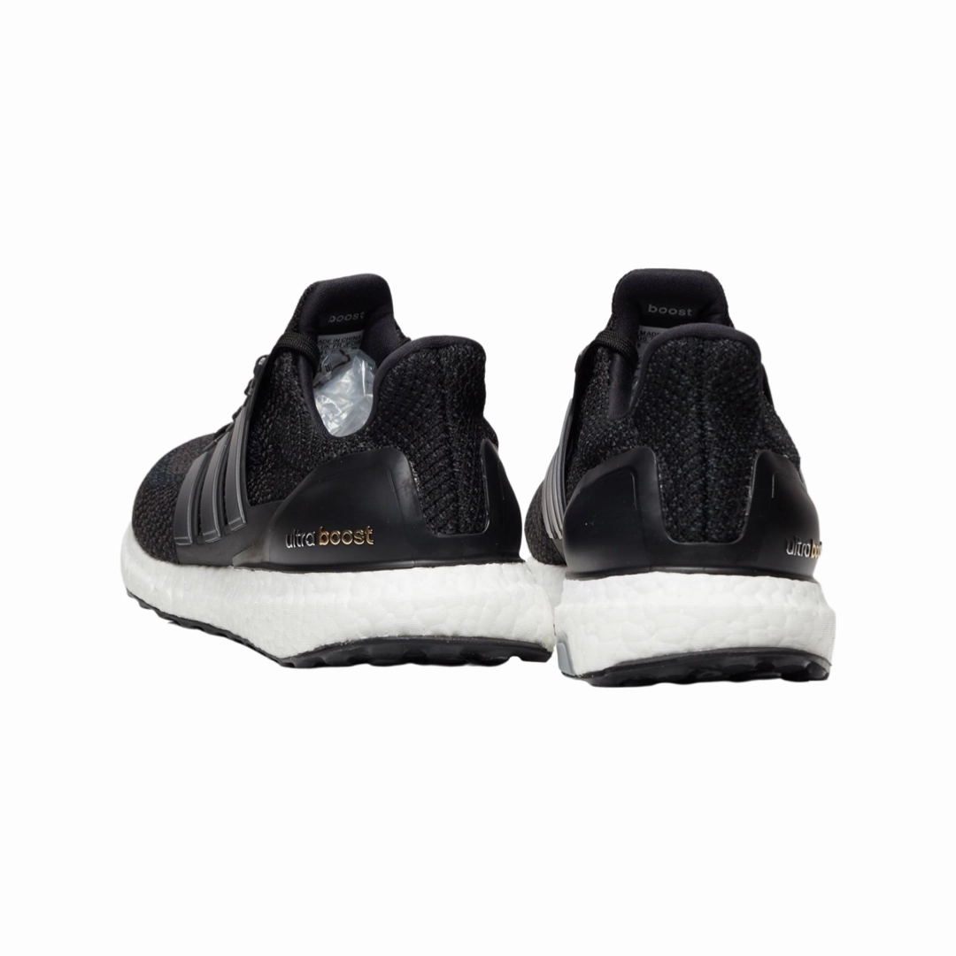 adidas Ultraboost 2.0 Core Black Silver Gold adidas logo Big Shoes Adidas