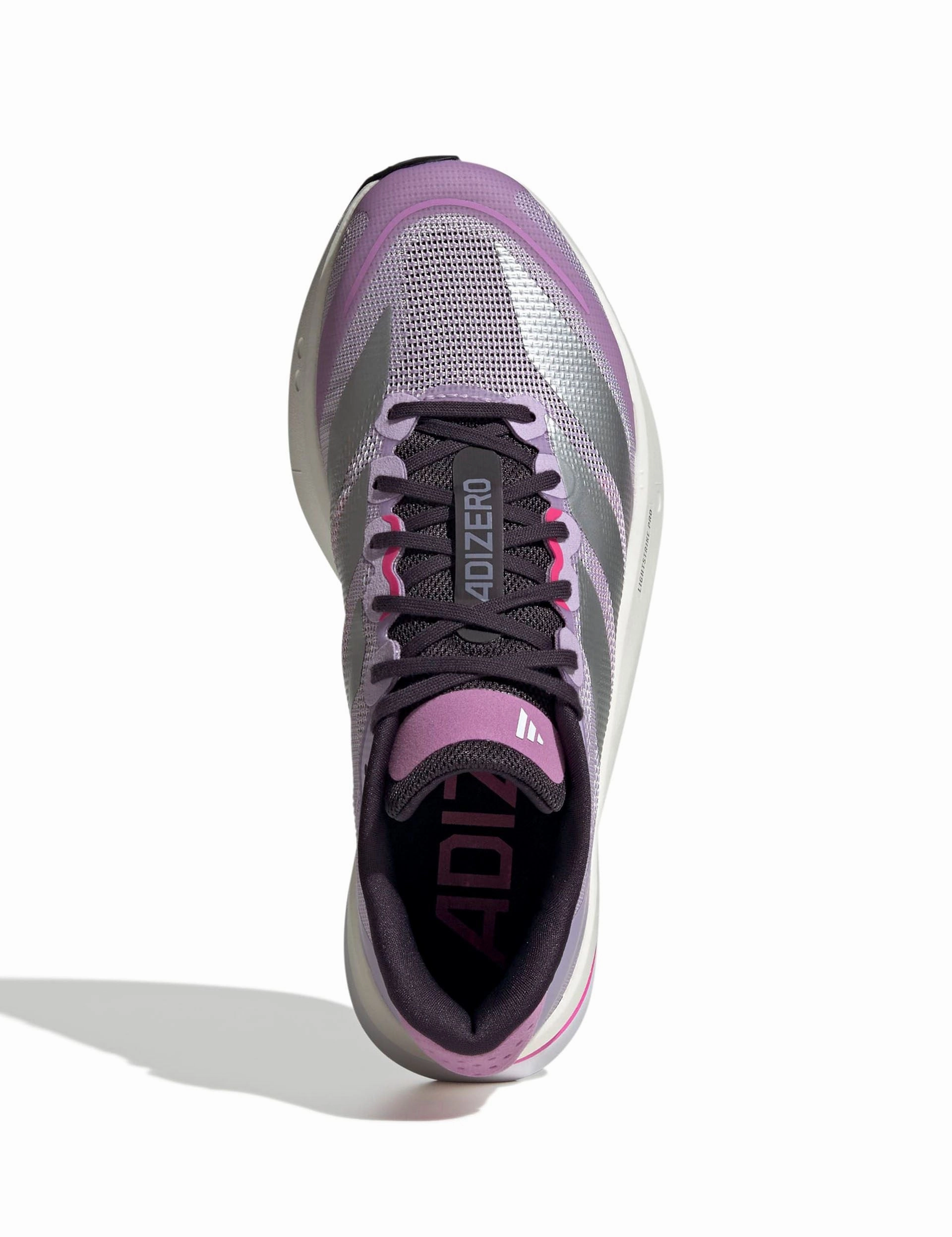 Adizero Boston 13 Shoes - Powder Plum/Silver Metallic/Shock Pink Campus Oos Adidas Shoes