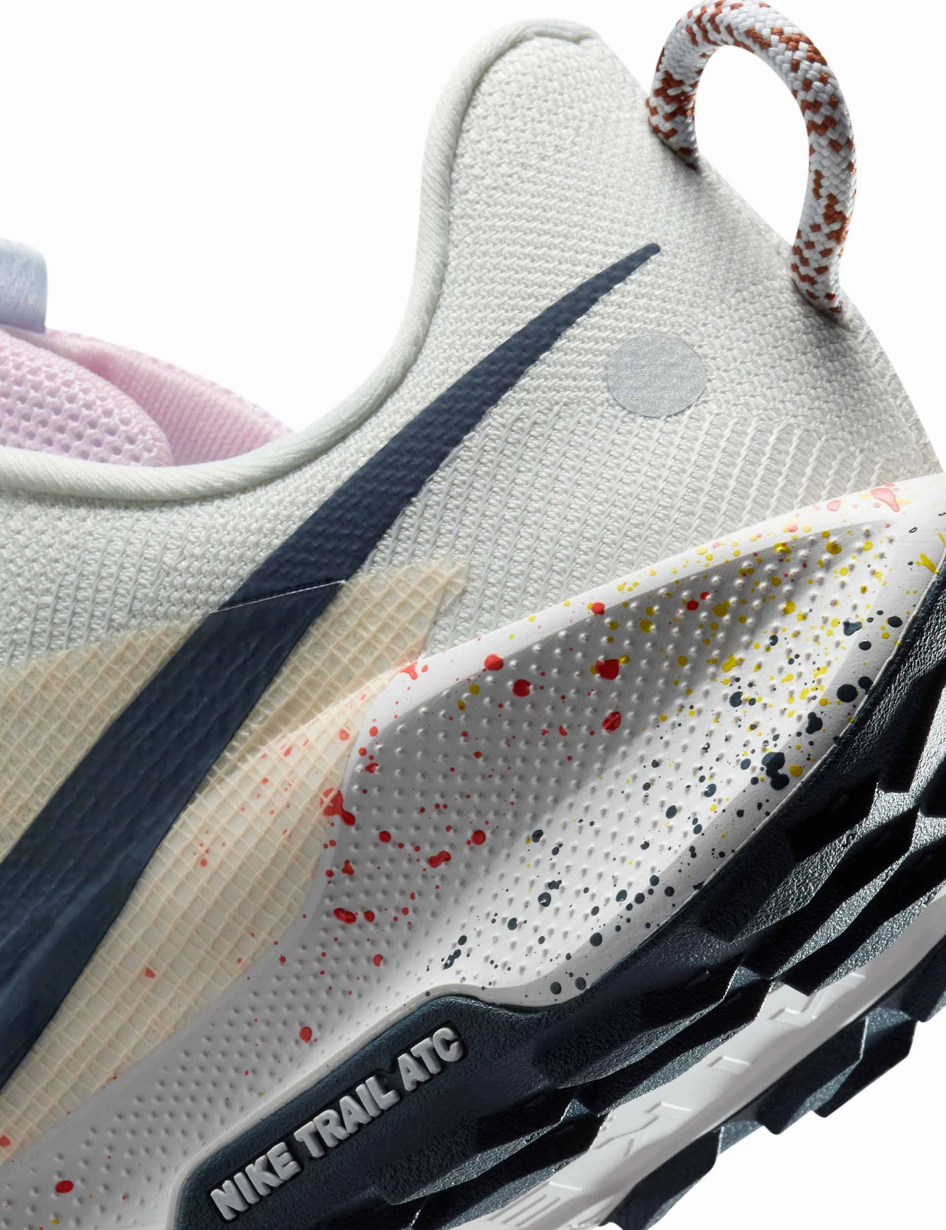 Pegasus Trail 5 Shoes - Summit White/Armory Navy/Football Grey Asics Replacement Shoe Strings