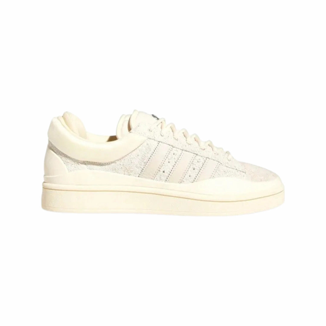 Personalized Adidas Golf Shoes Adidas x Bad Bunny Campus Light Cloud White Aluminium Chalk White