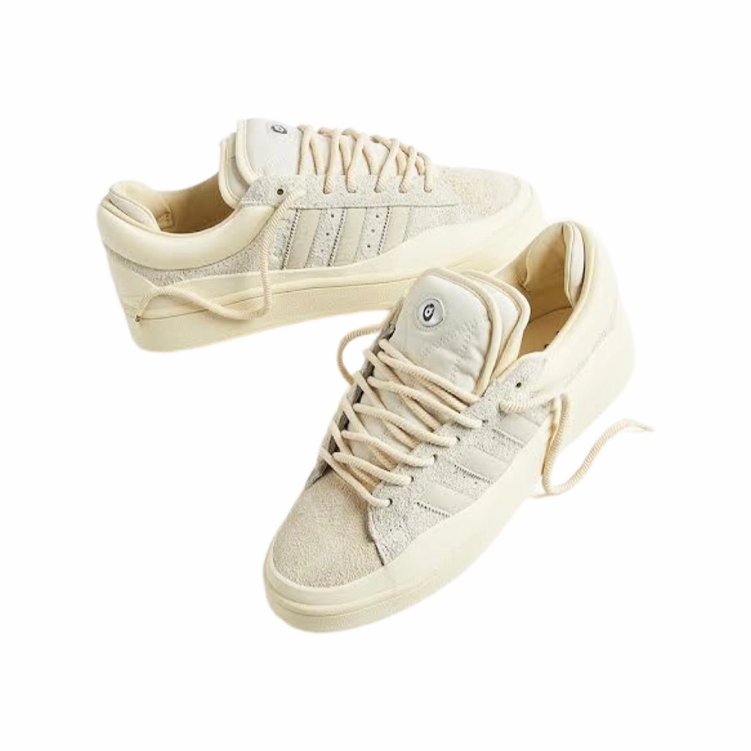 Ninja Turtle Shoes Adidas Adidas x Bad Bunny Campus Light Cloud White Aluminium Chalk White