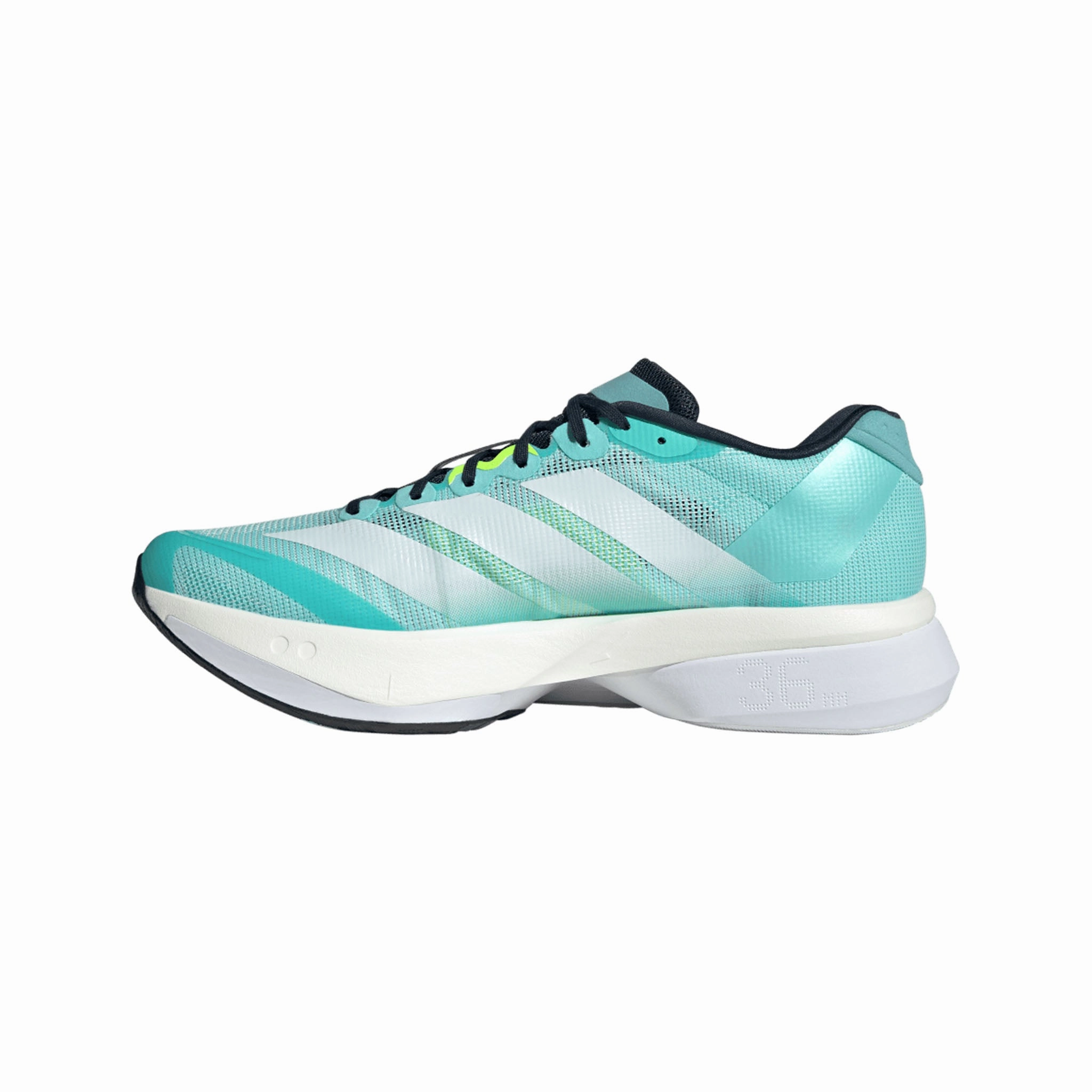 adidas | Men's Adizero Boston 13 Running Shoes - Flash Aqua/Ftwr White/Lucid Lemon Adidas Ozweego Running Shoes