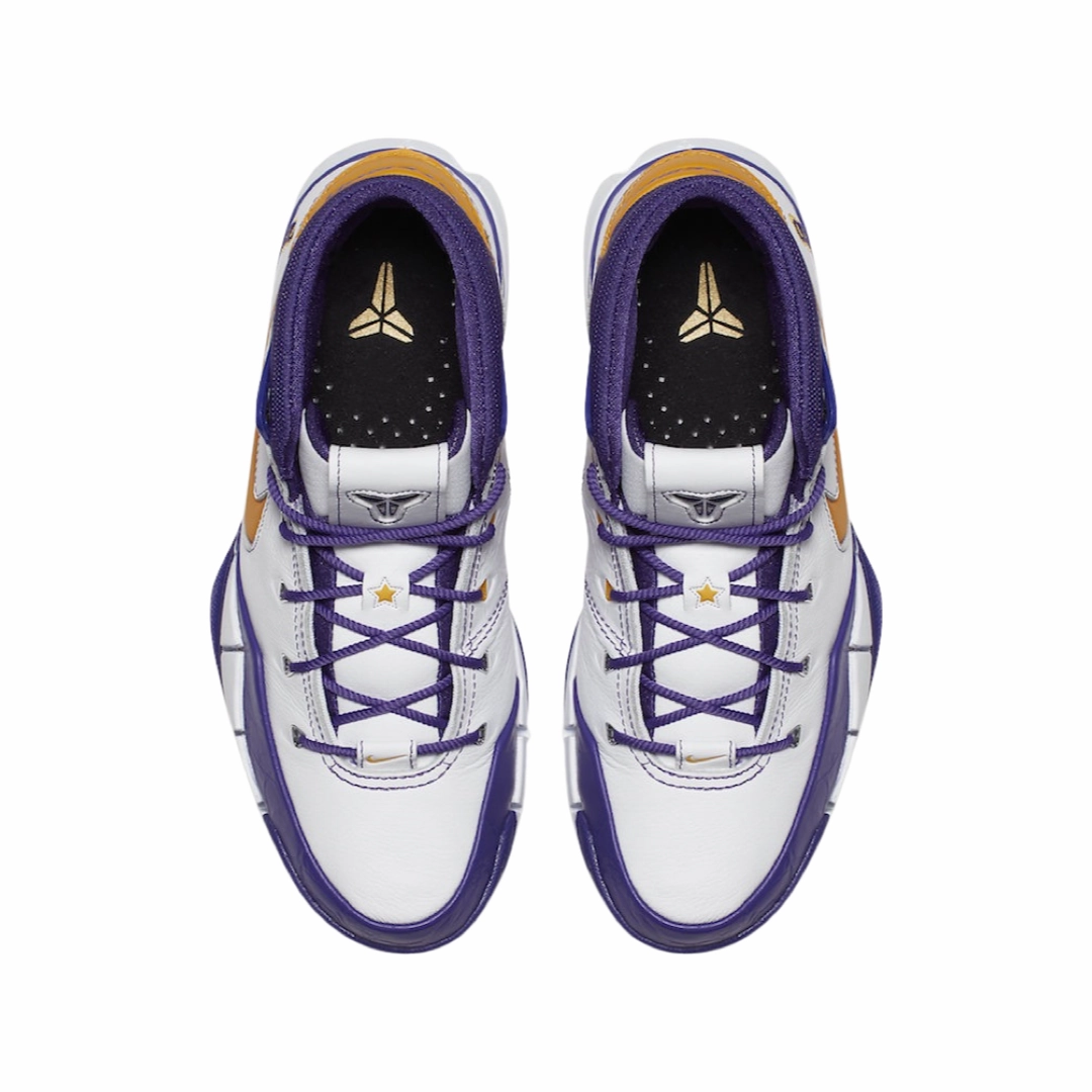 Asics Shoes Styles Nike Kobe 1 Protro Close Out White Del Sol Varsity Purple
