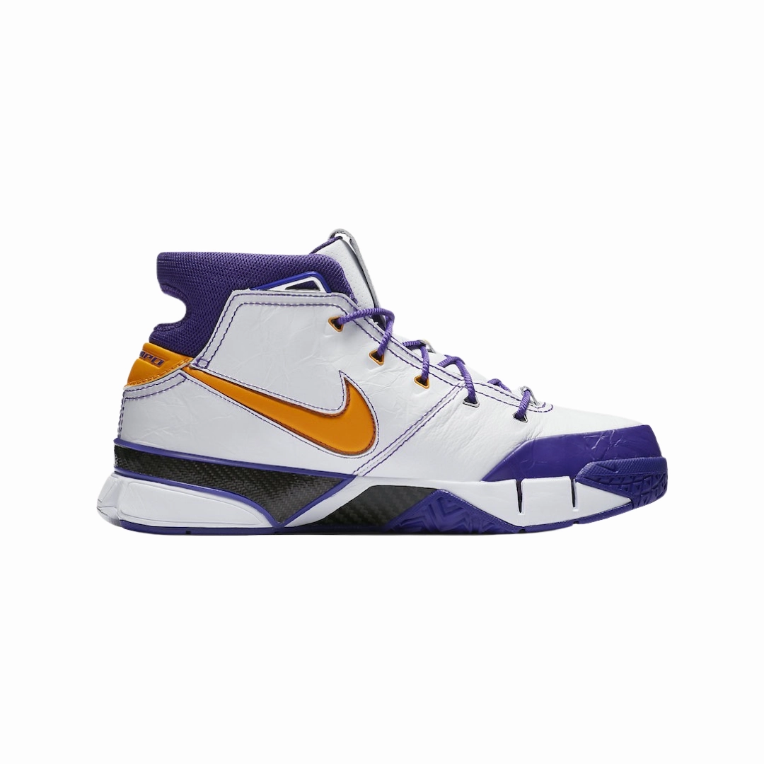 Nike Kobe 1 Protro Close Out White Del Sol Varsity Purple Asics Gel-venture Running Shoes