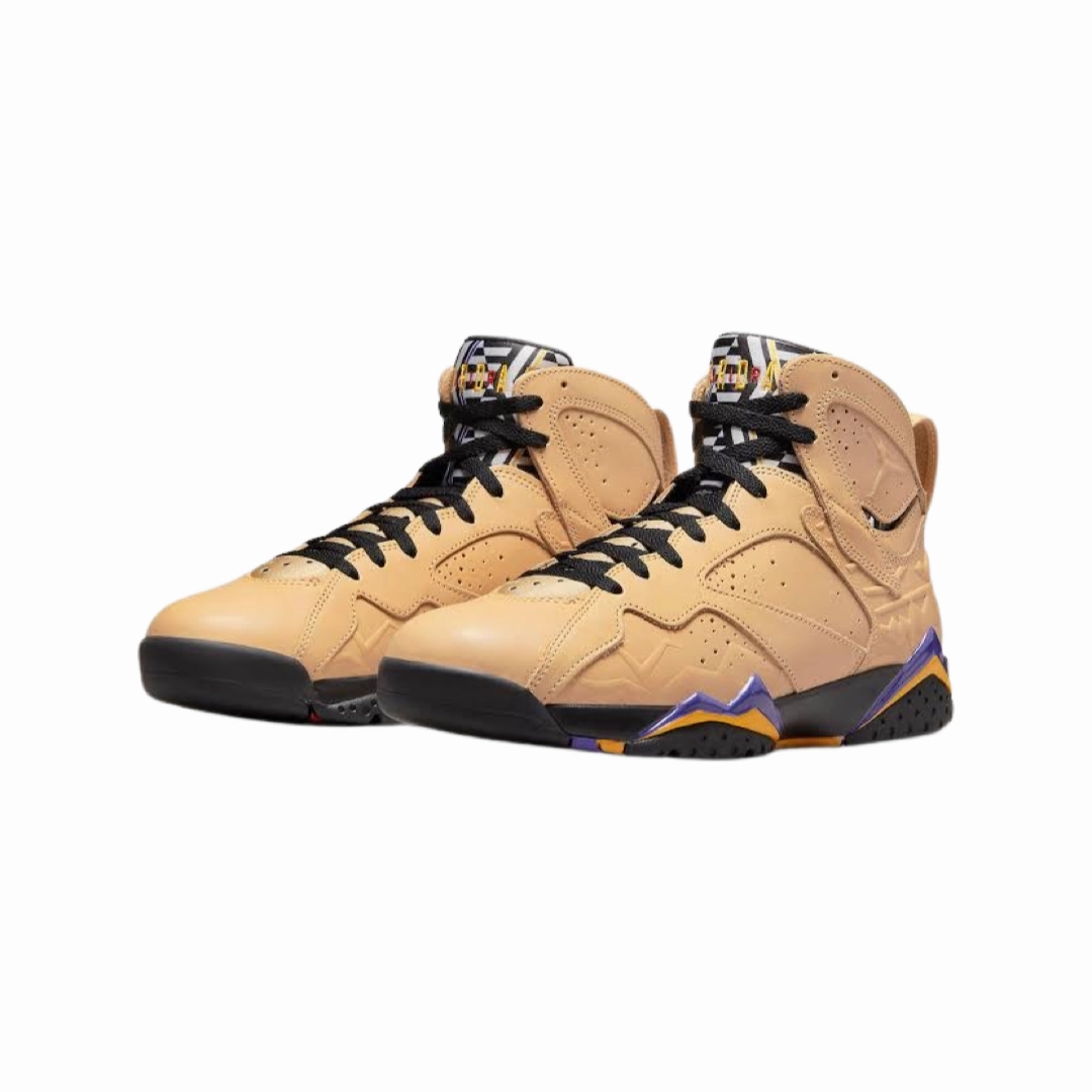 Air Jordan 7 Retro Vachetta Tan Shimmer Black Sapphire Asics Shoes For Pickleball