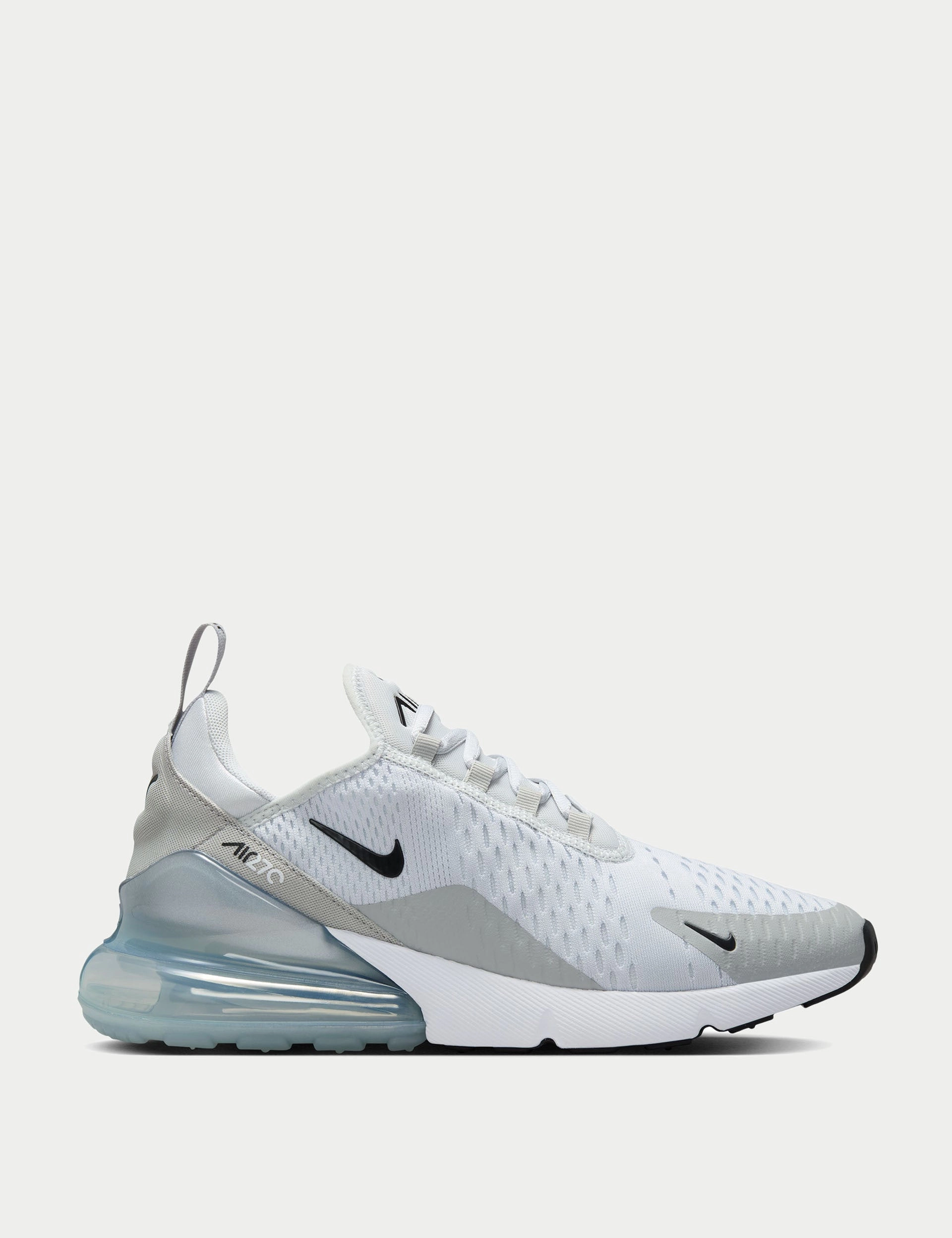 Air Max 270 Shoes - Pure Platinum/Black/Light Smoke Grey Asics Shoes Kayano 27