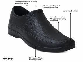 Toga Loafers AJANTA  Loafers For Men / Lightweight PVC Slip-On Shoes for Daily Wear / Casual PVC Loafers FT3022