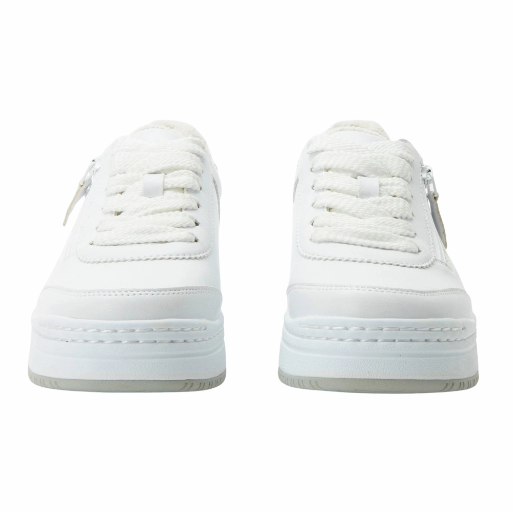 Comfortable Smart Casual Shoes Alegria Averie Retro White Shoe (Women's)