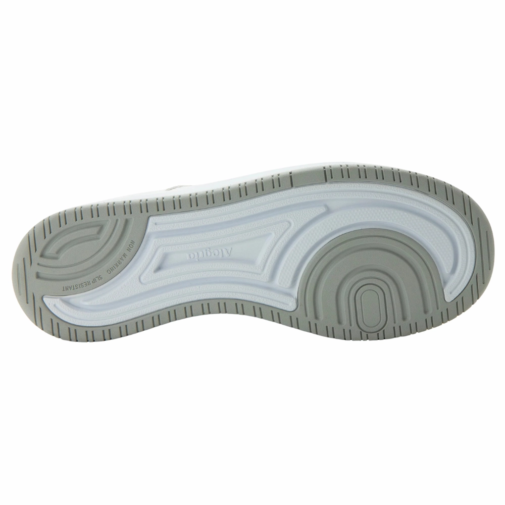 Monk Gothic Americana Platform Casual Shoe Alegria Averie Retro White Shoe (Women's)