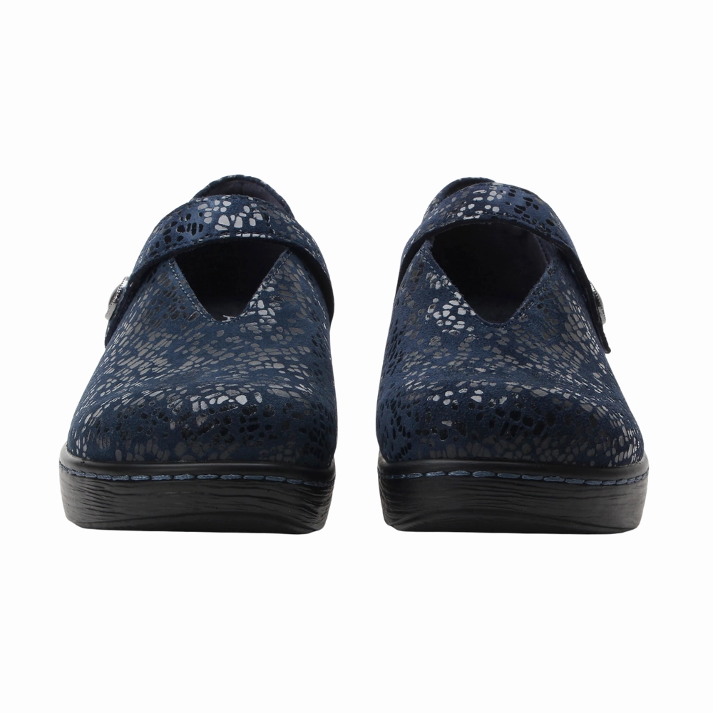 Casual Shoes Not Sneakers Alegria Opheliah Blue Notes Leather Shoe (Women's)