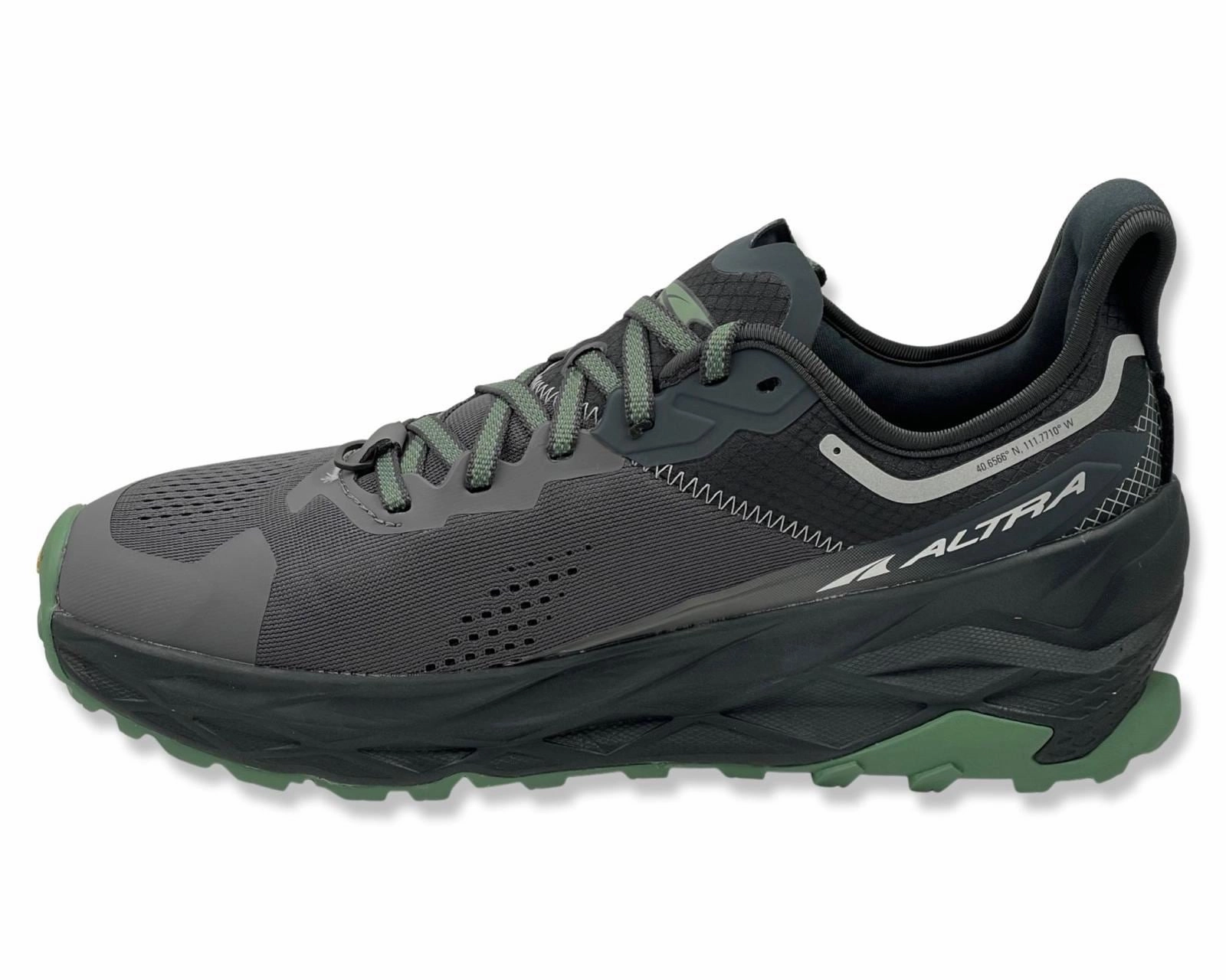 Running Shoes Slip On Altra Olympus 5 Running Shoes In Black & Grey for Men