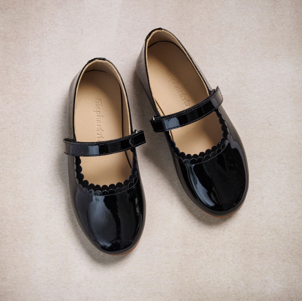 Aria Patent Black Toddler Flat Best Travel Shoes For Flat Feet