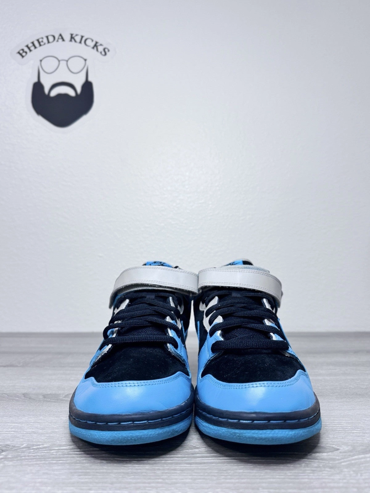 Size 13 - Nike SB Dunk Mid Aqua Fuel Blue 314383-041 Preowned Authentic Asics Footy Shoes