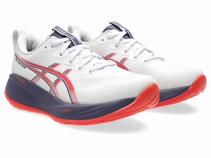 ASICS Gel-Cumulus 27 Women's - White / Greyish Purple Best Asics Shoe For Arch Support