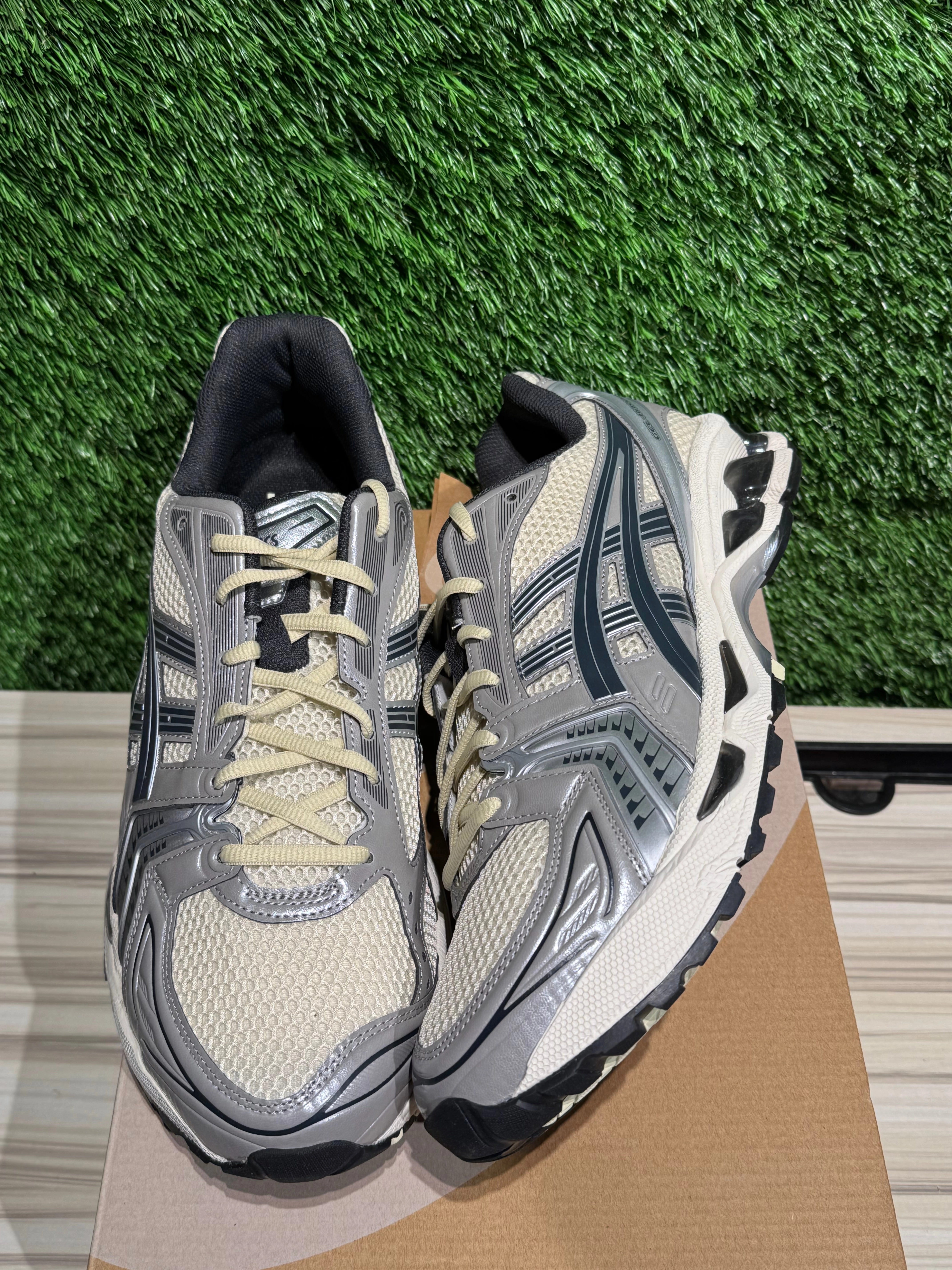 Asics Gel-kayano 23 Lite-show Running Shoe ASICS Gel-Kayano 14 Oyster White Steeple Grey Sz 13