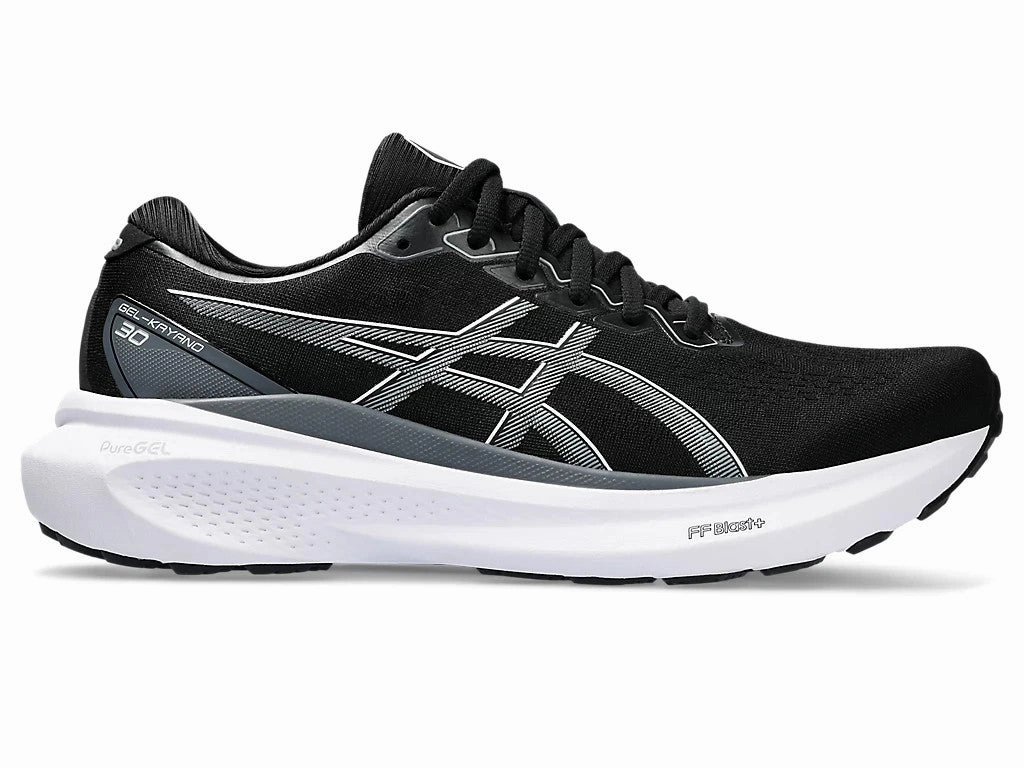 Asics Lawn Tennis Shoes Asics Gel-Kayano 30 1011B548-002 Sneaker Men's Black Sheet Rock Running Shoes