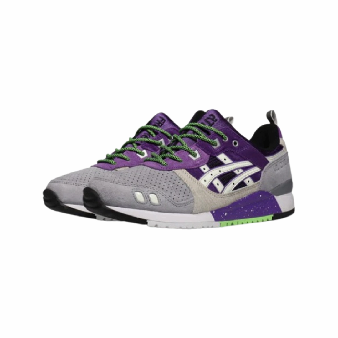 Asics Lite Shoes Asics Gel Lyte III OG x Atmos x Sneakerfreaker "Alley Cats" Sheet Rock Gentry Purple
