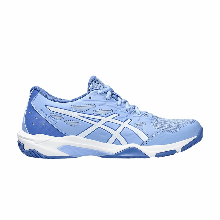 Asics Gel-cumulus 23 Mesh Knit Running Shoes ASICS Gel-Rocket 11 Light Sapphire White (Women's)