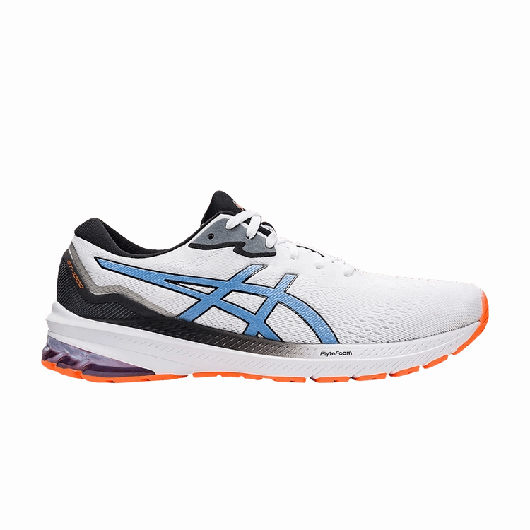ASICS GT-1000 11 White Blue Harmony Orange Asics Gt 1000 7 Running Shoe