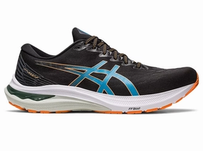 Asics Gel Quantum 180 3 Running Shoes Asics Mens GT-2000 11 Extra Wide- Black/Peach Sun (1011B476)