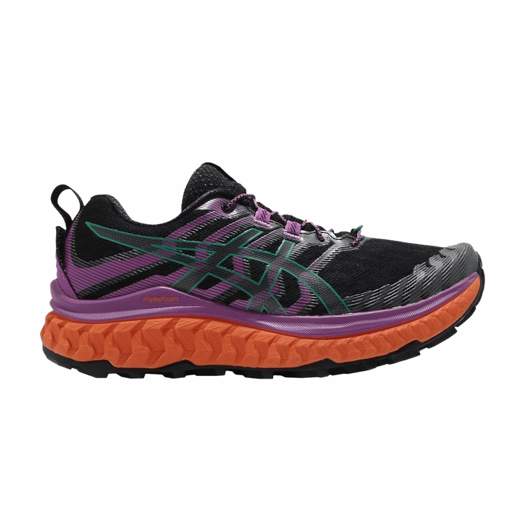 Asic Shoes For High Arches ASICS Trabuco Max Black Digital Grape (Women's)